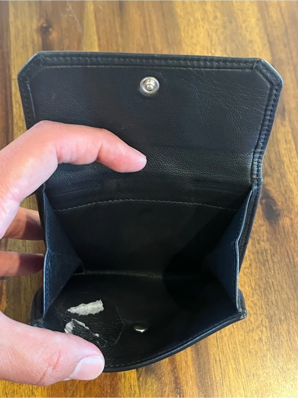 Black Loewe Compact Wallet